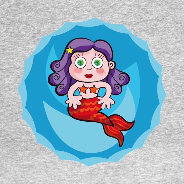 Beautiful mermaid by Myrarte